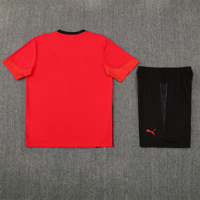 Kit Shirt + Shorts Milan Red/Back 25/26