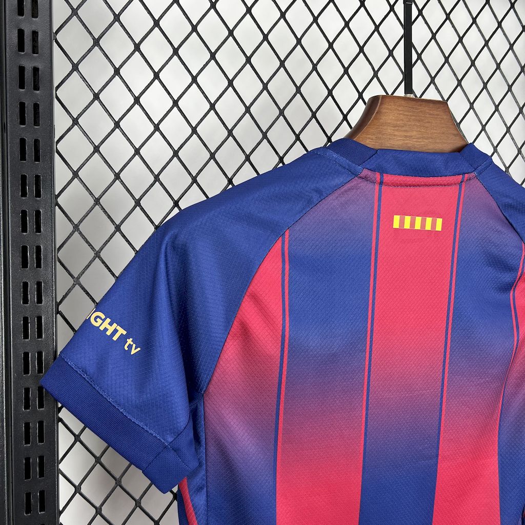 Barcelona Home 25/26 Kit Kids