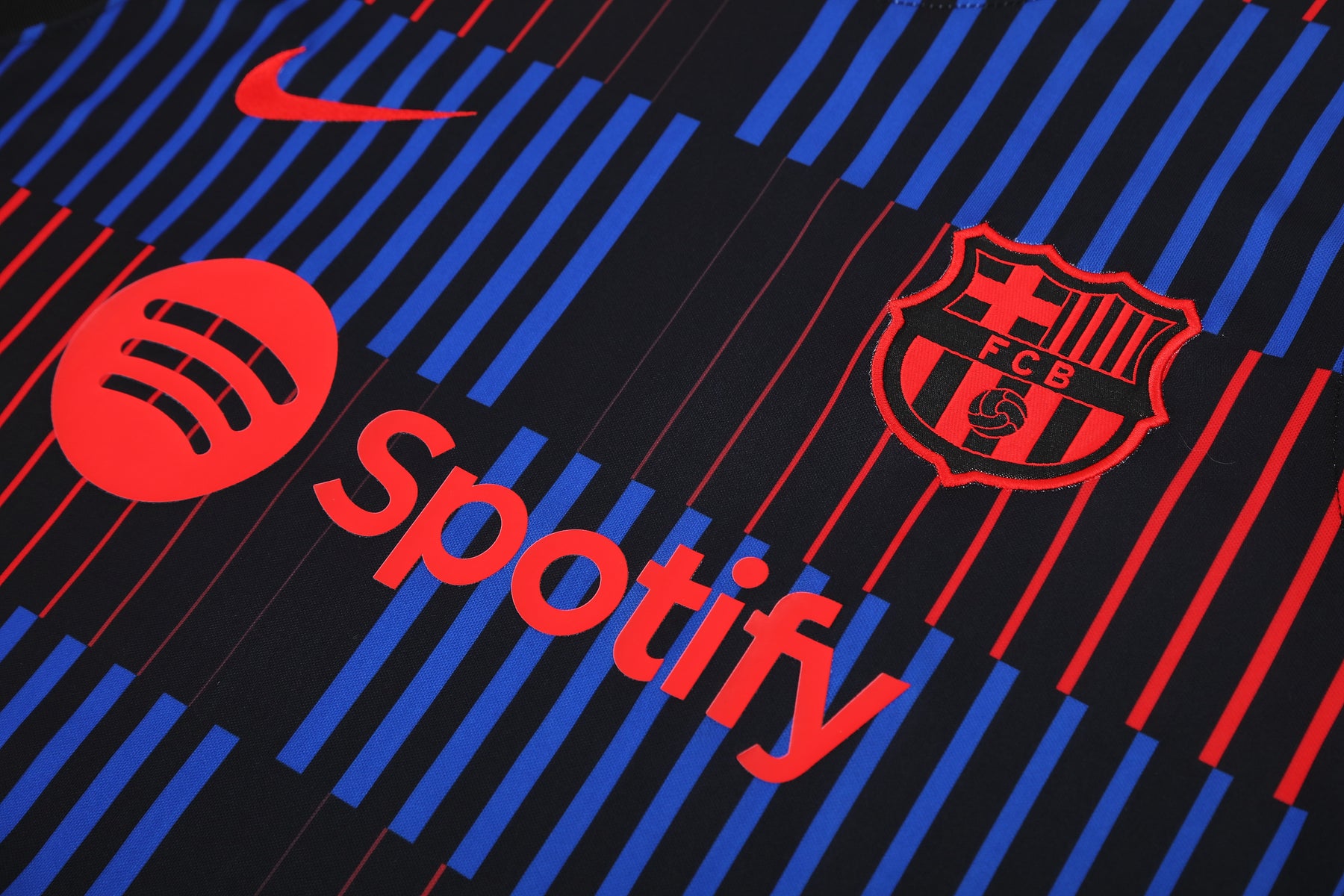 Kit Tank Top + Shorts Barcelona Red/Blue/Black Training 25/26