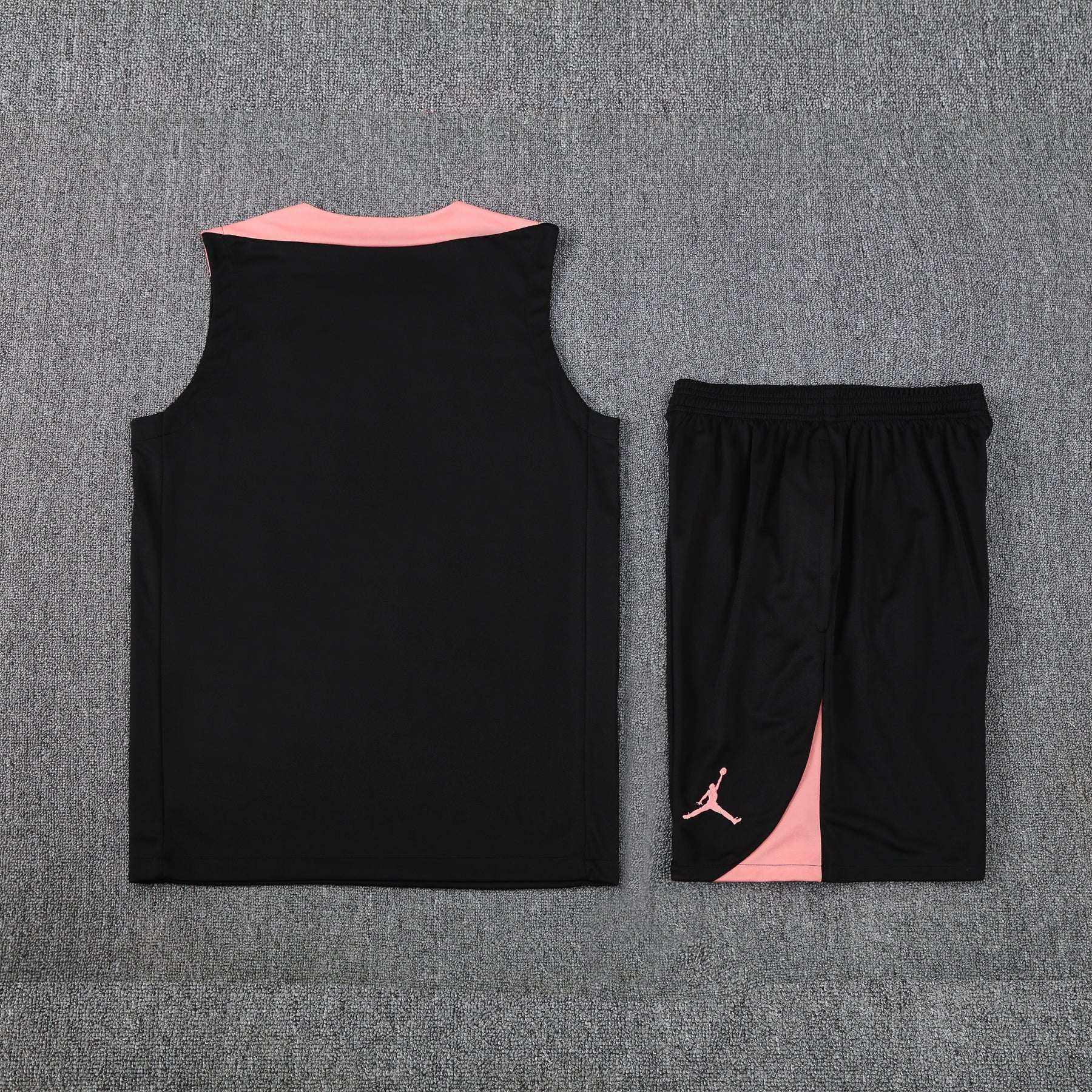 Kit Tank Top + Shorts Paris Black/Pink Training 25/26