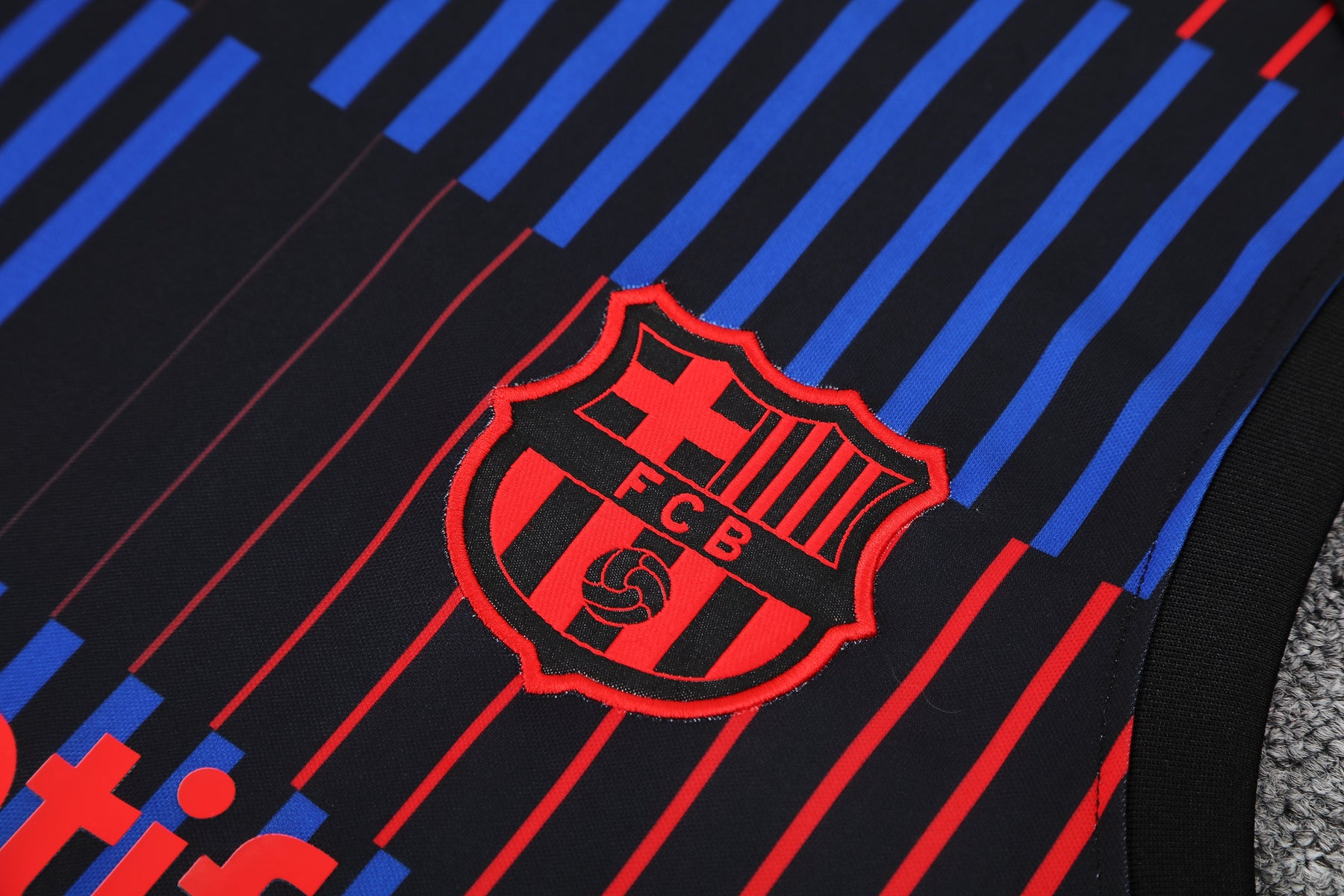 Kit Tank Top + Shorts Barcelona Red/Blue/Black Training 25/26