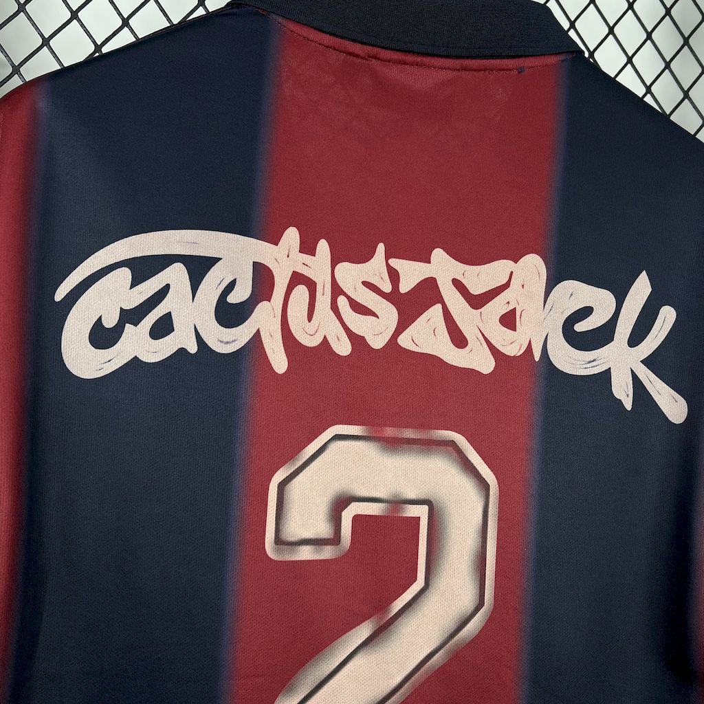 Barcelona x Travis Scott 2000/01 Home Skeleton Jersey