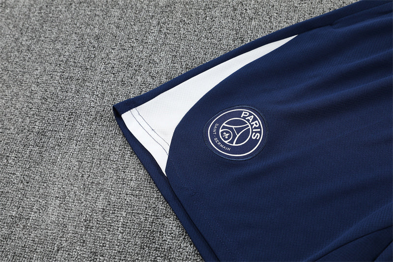Kit Shirt + Shorts Paris Red/Blue Training 25/26