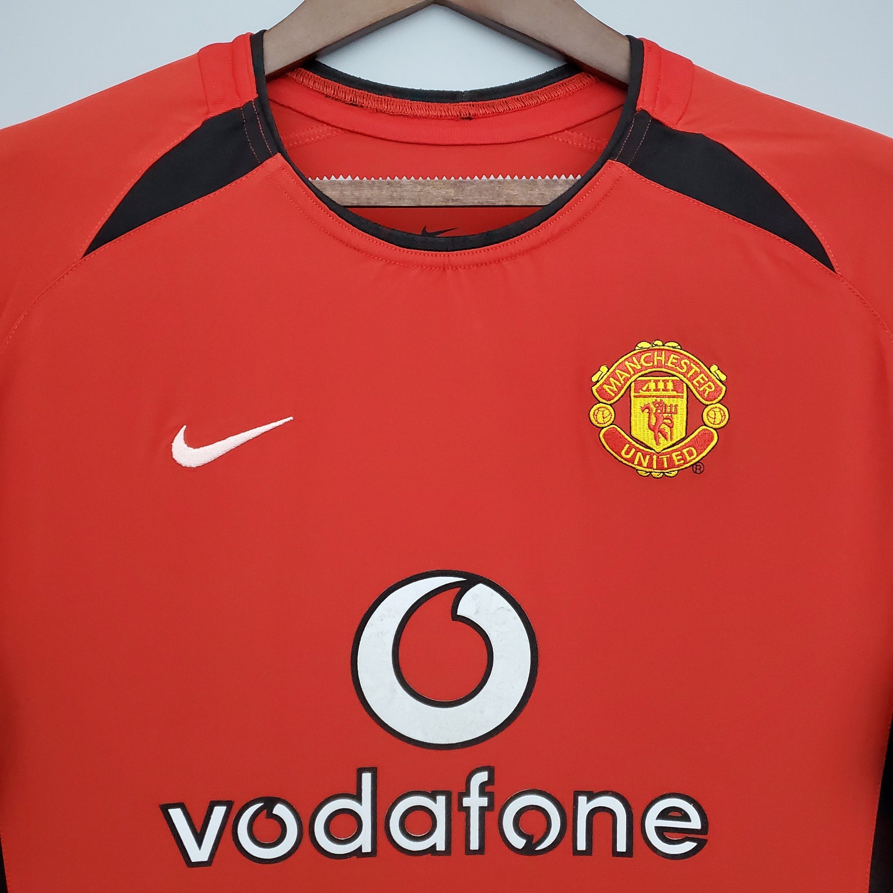 Manchester United Home Jersey 02/04 Retro Long Sleeve