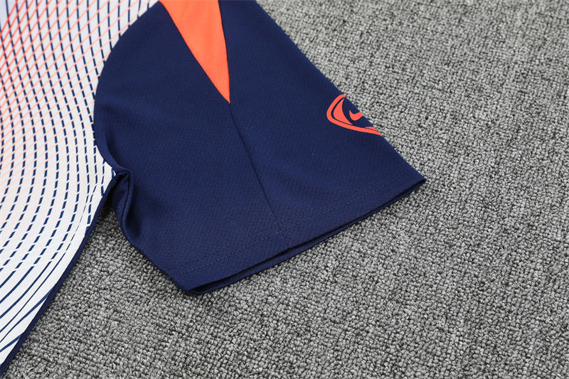 Kit Shirt + Shorts Barcelona Blue/Orange 25/26