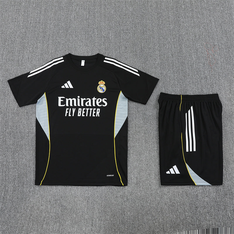 Kit Shirt + Shorts Real Madrid Black Training 25/26