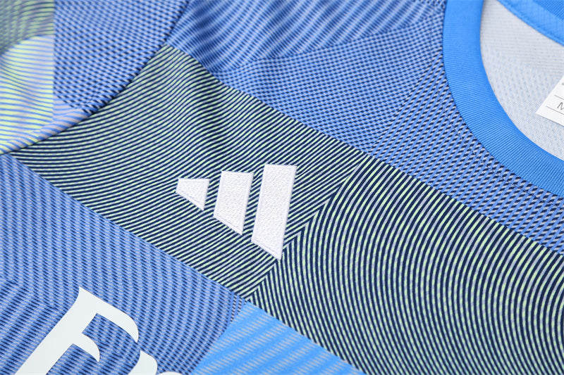 Kit Shirt + Shorts Real Madrid Gray/Blue Training 25/26