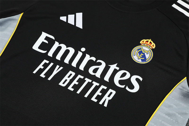 Kit Shirt + Shorts Real Madrid Black Training 25/26