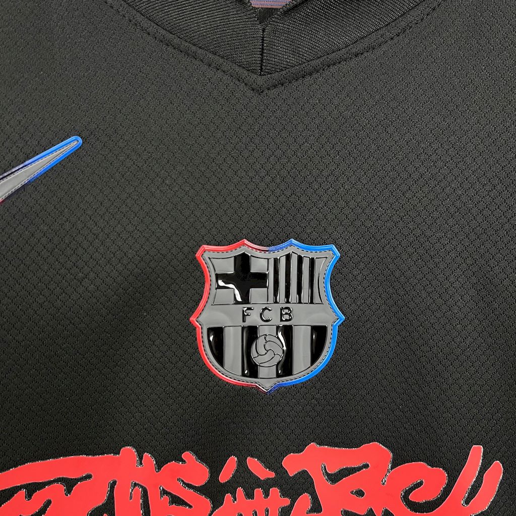 Barcelona x Travis Scott Away 24/25 Kit Kids