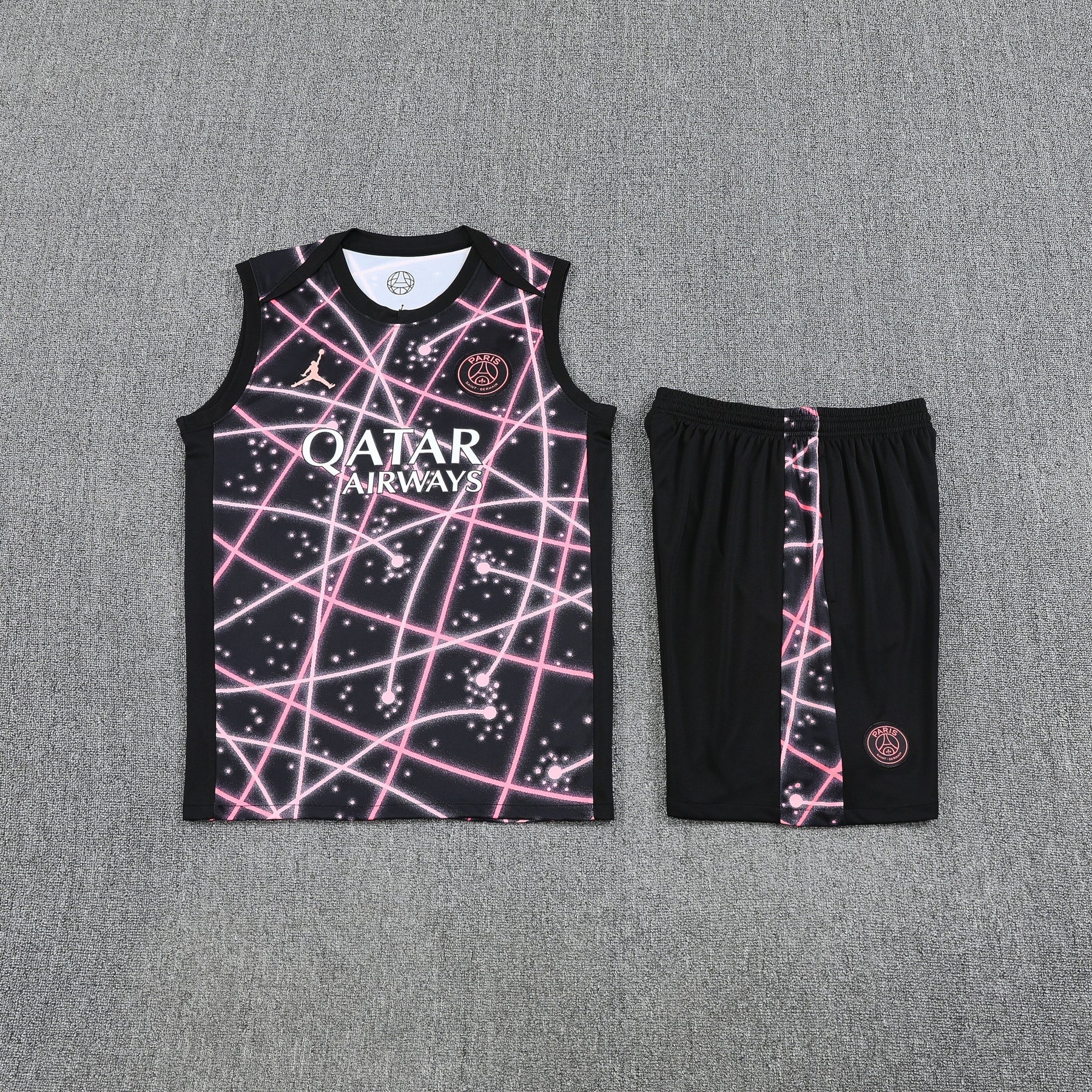 Kit Tank Top + Shorts PSG Pink/Black Training 25/26