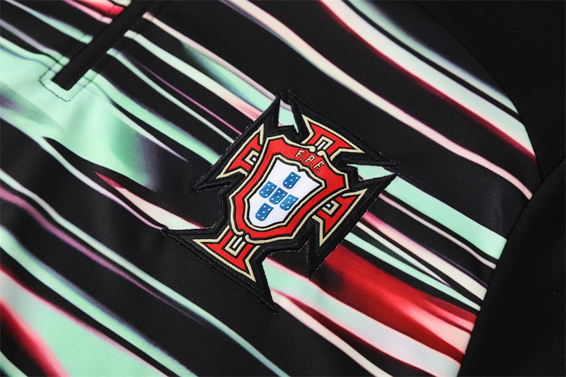 Tracksuit Portugal Black/Green Training 25/26
