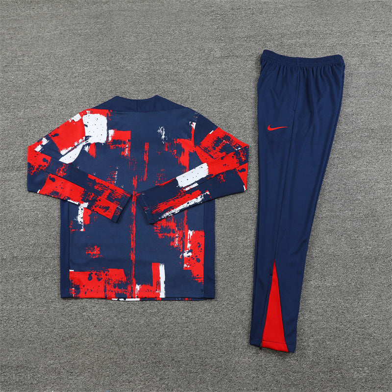 Tracksuit Paris Blue/Red/White Training 24/25