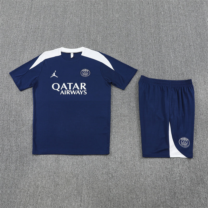 Kit Shirt + Shorts Paris Blue Training 25/26