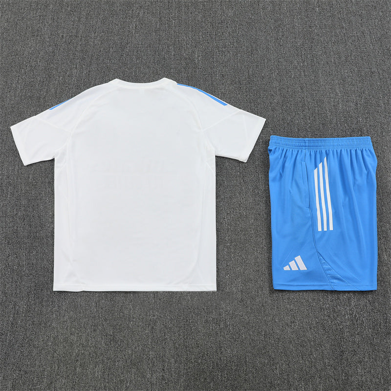 Kit Shirt + Shorts Real Madrid White/Blue Training 25/26