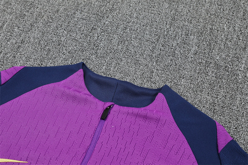 Tracksuit Barcelona Purple/Dark Blue Training 25/26