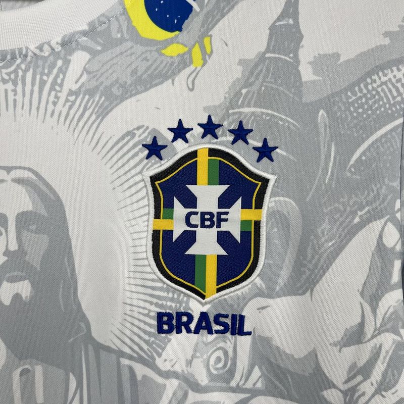 Brazil Christ the Redeemer Special Edition White Jersey 2025