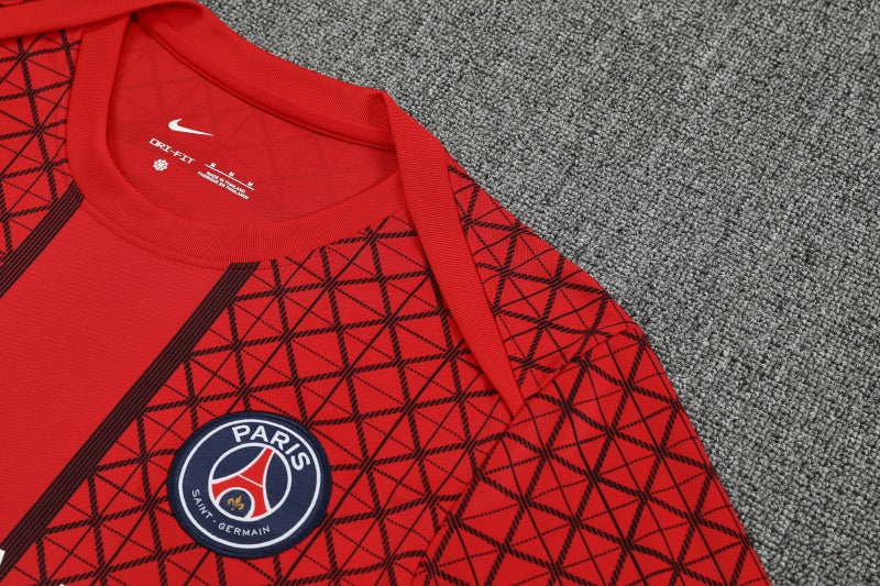 Kit Shirt + Shorts Paris Training Red 25/26