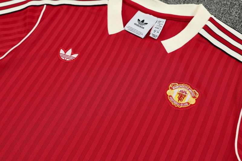 Kit Shirt + Shorts Manchester United Training Red/Black 25/26