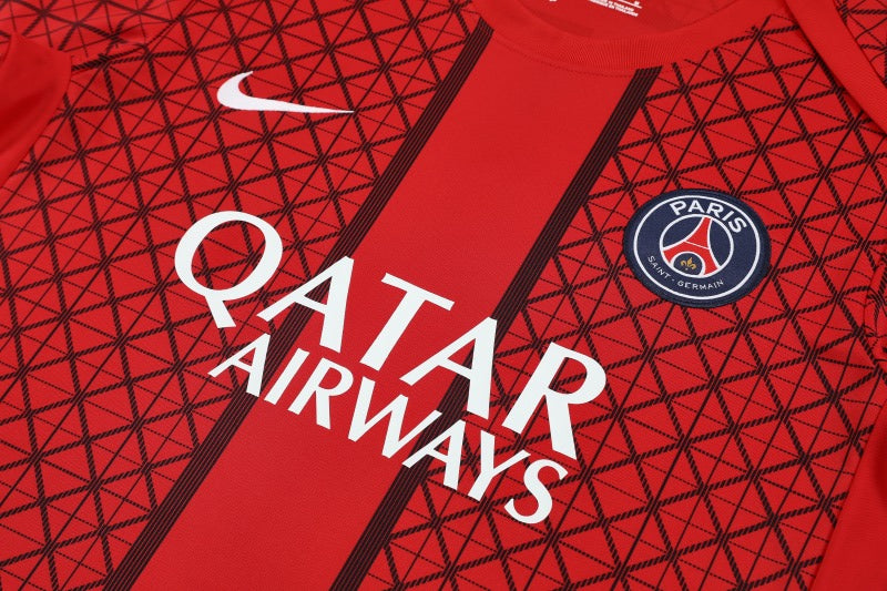 Kit Shirt + Shorts Paris Training Red 25/26