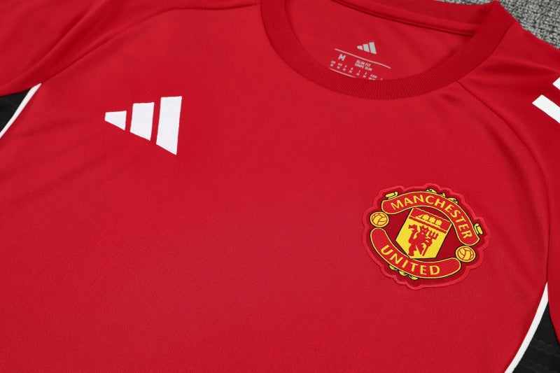 Kit Shirt + Shorts Manchester United Training Red/Black 25/26
