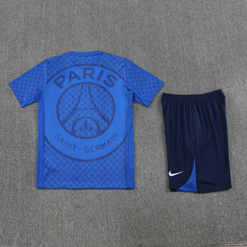 Kit Shirt + Shorts Paris Training Blue 25/26