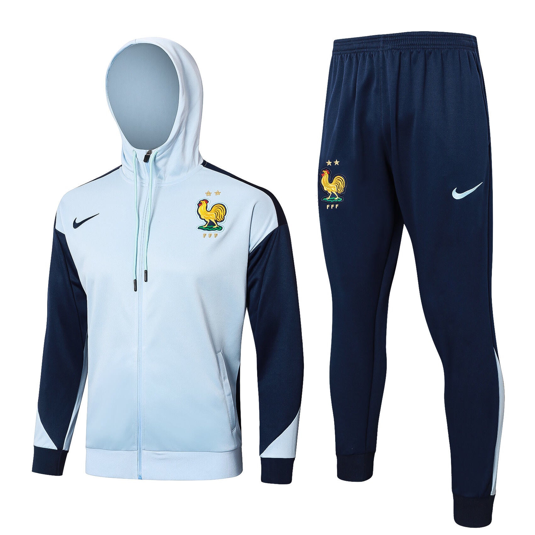 Tracksuit France White/Dark Blue 24/25