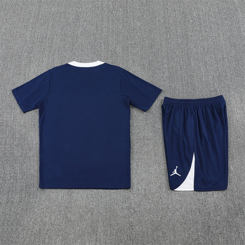 Kit Shirt + Shorts Paris Blue Training 25/26