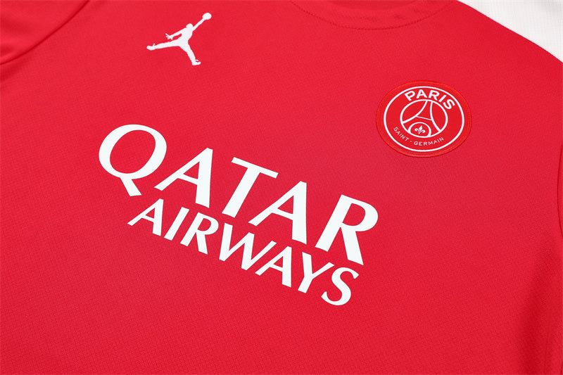 Kit Shirt + Shorts Paris Red/Blue Training 25/26