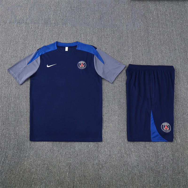 Kit Shirt + Shorts Paris Blue Training 25/26
