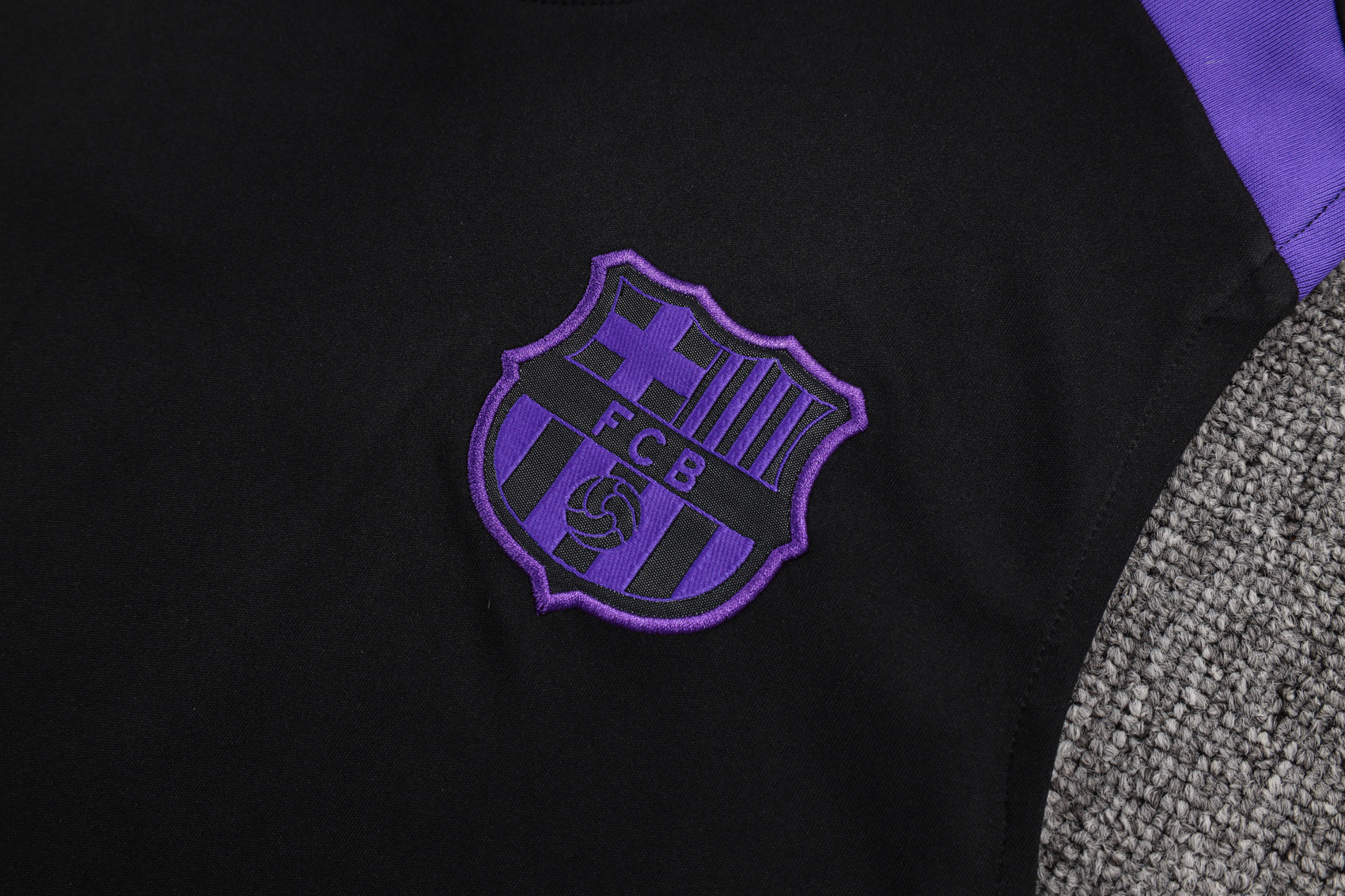 Kit Tank Top + Shorts Real Madrid Training Black/Purple 25/26