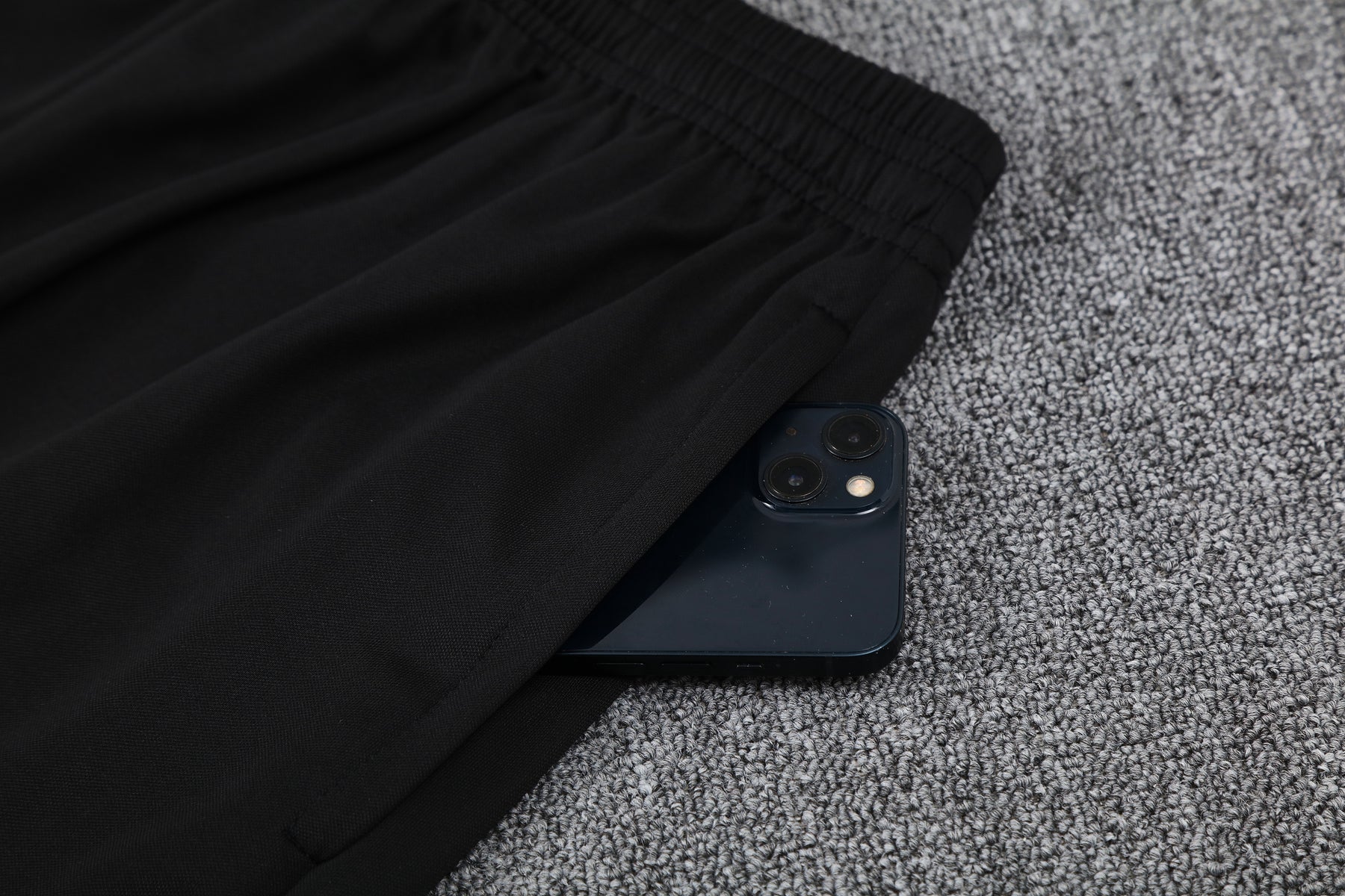 Kit Shirt + Shorts Paris Black/Pink Training 25/26