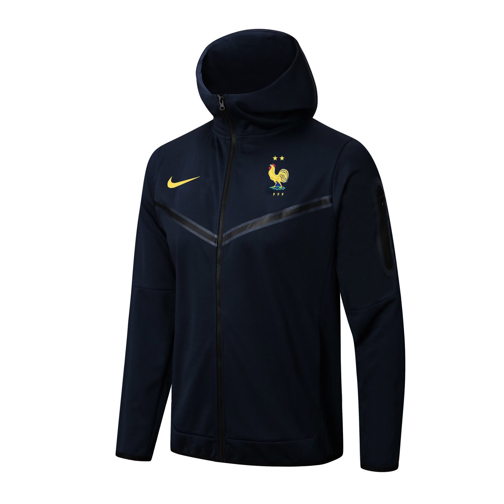 France Tech Fleece Hoodie Dark Blue