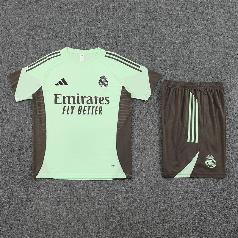 Kit Shirt + Shorts Real Madrid Green/Gray Training 25/26