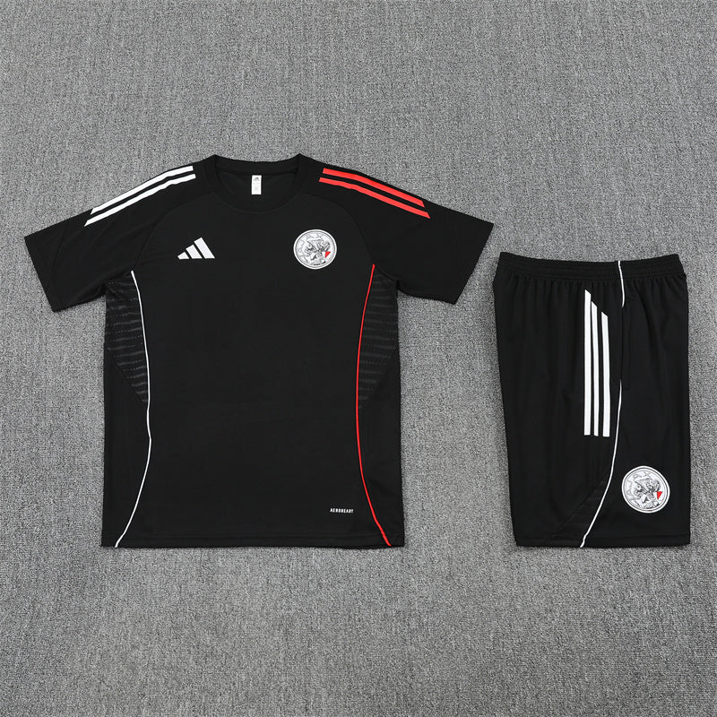 Kit Shirt + Shorts Ajax Black Training 25/26