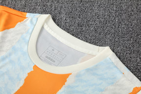 Kit Tank Top + Shorts Real Madrid White/Black/Orange Training 25/26