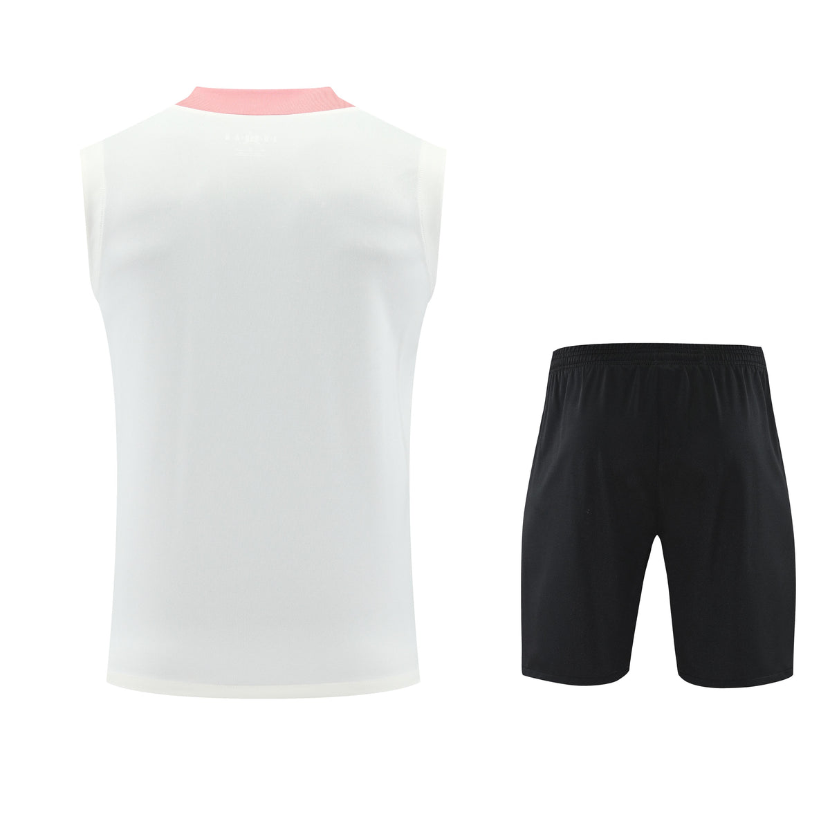 Kit Tank Top + Shorts Paris White/Black/Pink Training 25/26