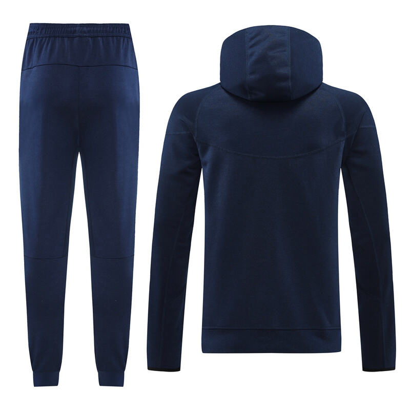Paris Tech Fleece Hoodie Dark Blue