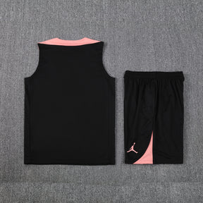 Kit Tank Top + Shorts Paris Black/Pink Training 25/26