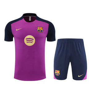 Kit Shirt + Shorts Barcelona Magenta/Dark Blue Training 25/26