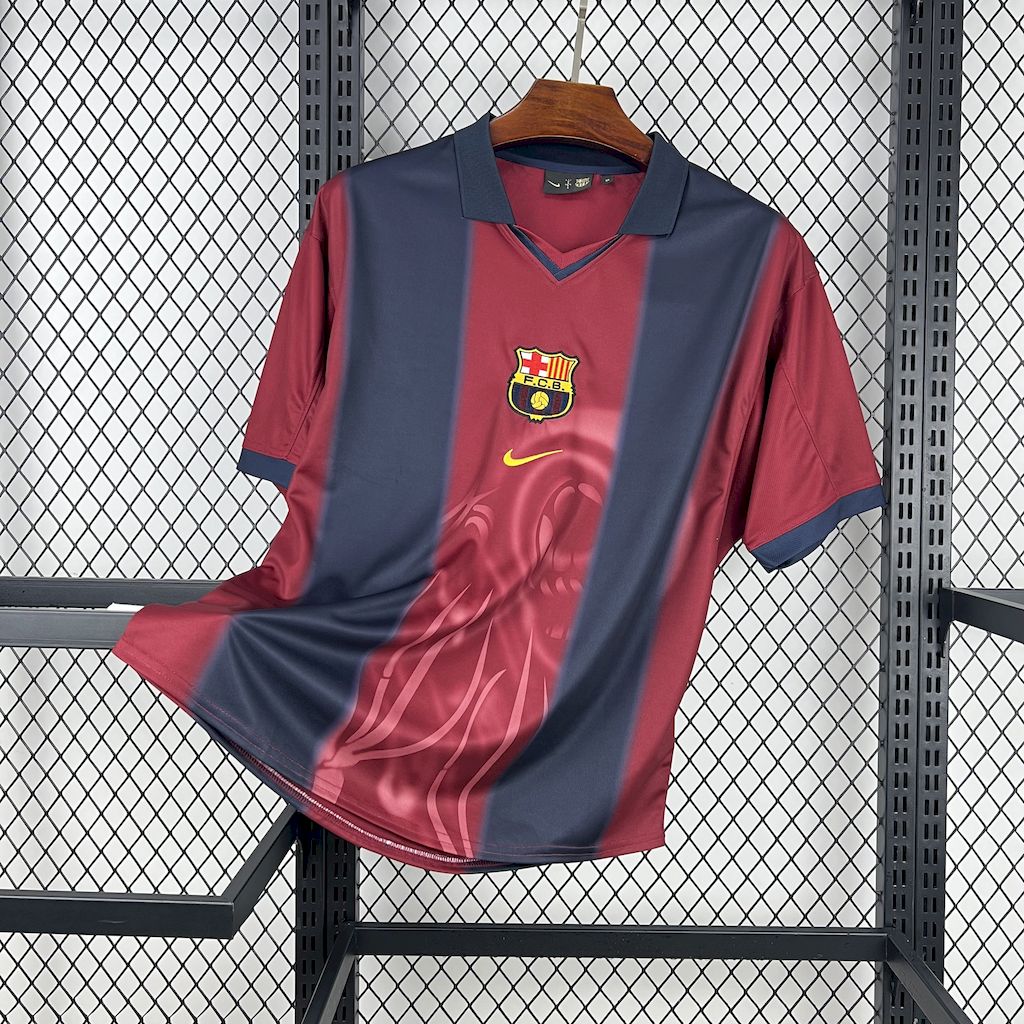 Barcelona x Travis Scott 2000/01 Home Skeleton Jersey
