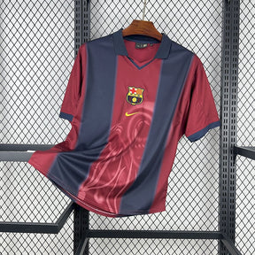 Barcelona x Travis Scott 2000/01 Home Skeleton Jersey