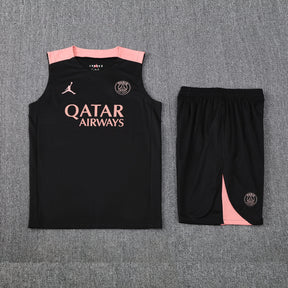 Kit Tank Top + Shorts Paris Black/Pink Training 25/26