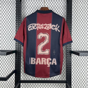 Barcelona x Travis Scott 2000/01 Home Skeleton Jersey