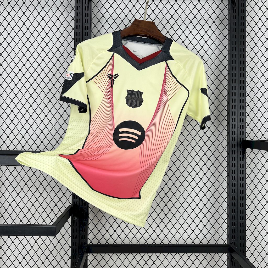 Barcelona Special Edition Yellow Pink Jersey 25/26