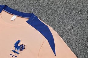 Kit Shirt + Shorts France Pink/Blue Training 25/26