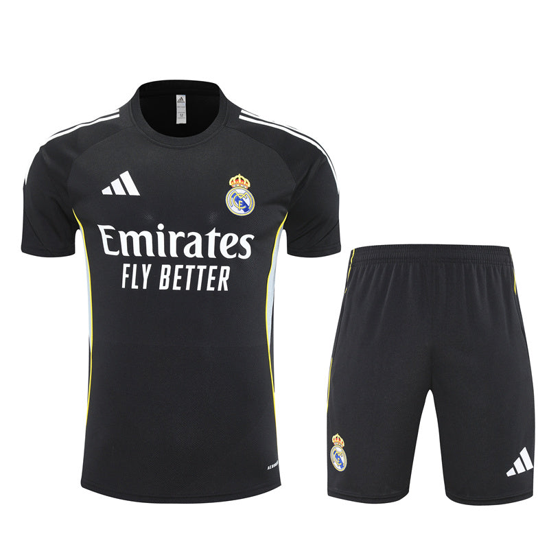 Kit Shirt + Shorts Real Madrid Black Training 25/26