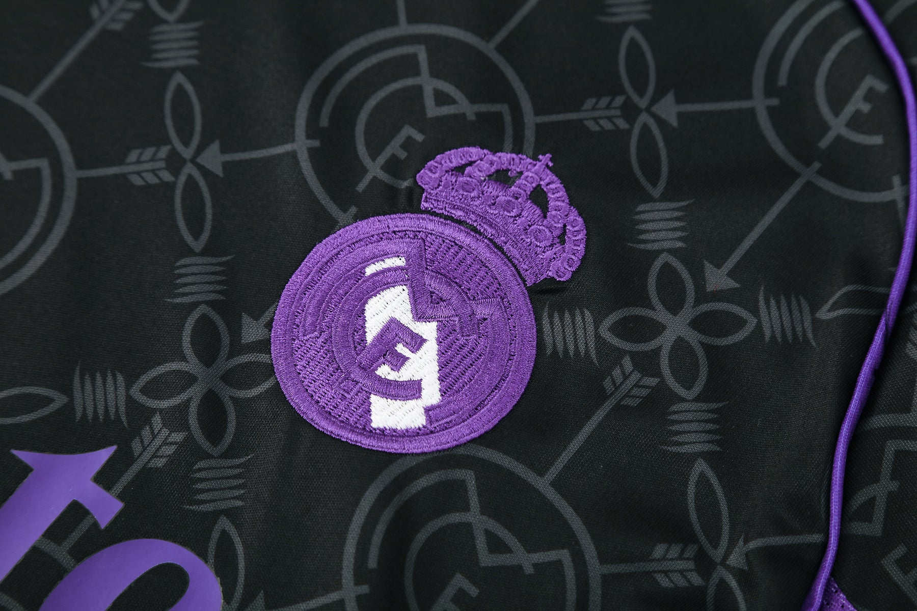 Kit Shirt + Shorts Real Madrid Black/Purple 25/26