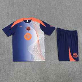 Kit Shirt + Shorts Barcelona Blue/Orange 25/26