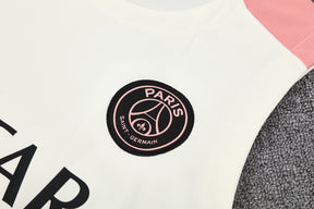 Kit Tank Top + Shorts Paris White/Black/Pink Training 25/26