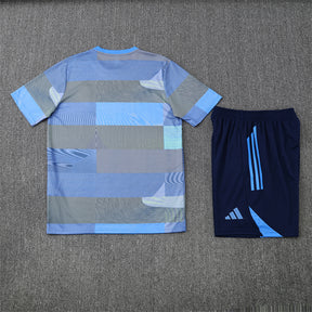 Kit Shirt + Shorts Real Madrid Gray/Blue Training 25/26